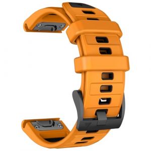 MYSNBKN 22mm Quick Fit Bracelet pour Fenix 8 47mm/Epix Pro 47mm/Fenix 7 Pro/Fenix 7/Fenix 6 Pro/Fenix 6/Fenix 5/Fenix EPIX Gen2, Forerunner965/955/945/935/Approach S62 (MYSNBKN-FR, neuf)