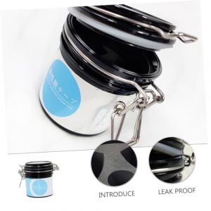 Angoily Boîte de Rangement Étanche pour Extensions de Cils Pot de Rangement en Plastique Noir Capacité pour 3 Tubes de Colle Protection L'Humidité Lumière Usage Professionnel et (Ceoning, neuf)