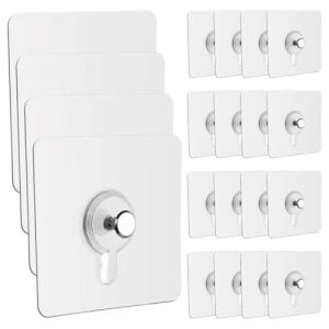 Adh&eacute;sif Accroche Tableau Sans Percer, 20 Pi&egrave;ces Accroche Cadre Fixation Murale, Attache Cadre Adh&eacute;sif Crochets pour Accroche Cadres Photo, Photos (STANMAR CONCEPT, neuf)