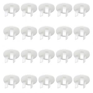 20 Pièces Cache-Prise de Protection, Cache Prise Kit Sécurité Enfant, Cache-Prise de Sécurité pour Enfants, Housse de Protection Anti Prise Électrique Bébé, pour Une Protection Maximale (Tinkber, neuf)