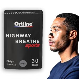 30 Bandelettes Nasales sport efficace puissant - Écarteur Nasal - Dilatateur Nasal – Nasal strip Accessoire sport cardio – Bande Nasale dispositifs médical pour améliorer la respiration (G&A Shopp, neuf)