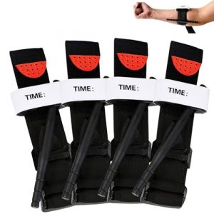 Cerkkapo Garrot,Garrot Tourniquet lot de 4, Tourniquet Tactique, TourniquetTactique d'urgence Art&eacute;rielle,Tactical Tourniquets Pansement, pour le camping sportif et l'escalade militaire (LND-US, neuf)