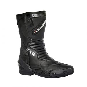 Bohmberg Bottes de moto, bottes de sport en cuir, hydrofuges en cuir robuste avec protections attach&eacute;es/conception tr&egrave;s cool/urbaines, biker -44 (Bohmberg Berlin, neuf)
