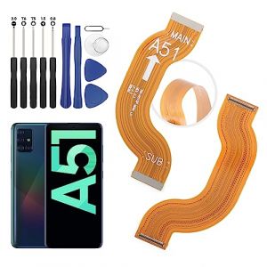 RongZy LCD Écran Carte Mère Câble Flexible pour Samsung Galaxy A51 A515F Carte Mère de Recharge LCD Câble Flexible Remplacement pour Connecter la Carte Mère, avec Outils (YWLRongZy, neuf)