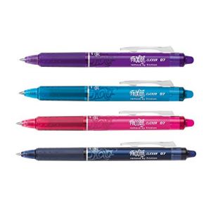 PILOT Stylo roller FRIXION BALL CLICKER 07, 4 stylos par &eacute;tui | couleurs personnalisables 4er NEW BONUS (Conipa Online - tres bien, neuf)