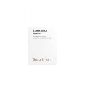 Lactobacillus Gasseri – Ferment Lactique 12 Milliards UFC – Gélules Gastro-Résistantes – Sans Gluten – Végan – 60 Gélules – SuperSmart (Supersmart SA, neuf)
