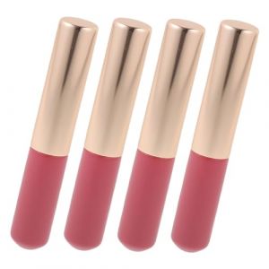 PAMINGONO 4pièces Pinceau Applicateur Silicone Brosse De Maquillage Outil Portable De Gloss à Et Couleur Rose (ndunk, neuf)