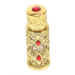 minkissy Flacon De Parfum D&eacute;coratif Pour Voyage Contenant Vide Pour Huiles Essentielles Bocal Verre L&eacute;ger Distributeur Huile De Parfum (Master Self, neuf)