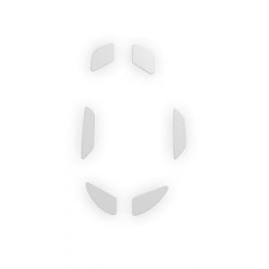 Glorious Patins de Course pour PC Gaming - Patins en t&eacute;flon Autocollants - 1 Jeu de Patins en PTFE pour mod&egrave;le I - Grands Patins coulissants pour Une Utilisation sur n'importe Quelle Surface - Blanc (MemoryC, neuf)