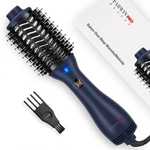 One-Step Brosse Soufflante, PARWIN PRO BEAUTY Sèche-Cheveux Volumisant, Brosse Ovale 4-en-1, Soins Ioniques, pour le Volume et la Mise en Forme, 1000 Watts (Bleu de Prusse) (PARWIN PRO BEAUTY, neuf)