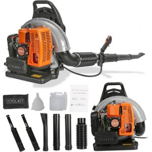 Souffleur à Dos Essence 65cc 2 Temps- Polyvalent Déneigeuse & Nettoyeur Feuilles Extérieur (BACAN SKYSALES S.R.L., neuf)