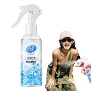 Brume rafra&icirc;chissante pour le visage - Instant Cooling 100ml Spray Apaisant et Protecteur Visage et Corps - Restez au frais dans la chaleur avec cette brume rafra&icirc;chissante, accessoires de refroidisse (kaczu, neuf)