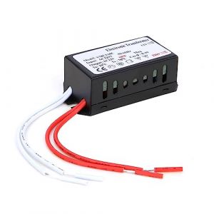 Transformateur électronique 220V à 12V, Alimentation 12V 10A 12V Convertisseur de Tension D'alimentation Pilote D'alimentation Intelligent (60W) (Gytibedv, neuf)