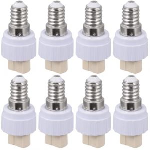 Gadpiparty Adaptateur Douille E14 À G9 Lot De 4 Convertisseurs De Porte-Lampe Accessoire Compact Léger Pour Lampes À Vis Plafonniers Et Lampes De Table (Waldenwde, neuf)