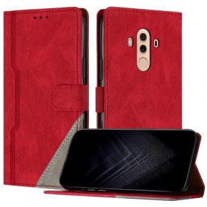 Netany Étui pour Huawei Mate 10 Pro, Housse en Cuir PU avec [Protection Antichoc TPU] [Fonction Support] [Porte-Cartes ] Antichoc Magnétique Coque pour Huawei Mate 10 Pro - Rouge (Netany direct-sale, neuf)