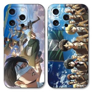 2 Pièces Coque pour Samsung Galaxy A52(5G) 6.5'', Animé Attack on Titan Eren Armin avec Protection Caméra Etui Housse de Haute Qualité TPU Silicone Mince Souple Anti-Rayures Antichoc Case-Noir2 (VITAMINROX GO, neuf)