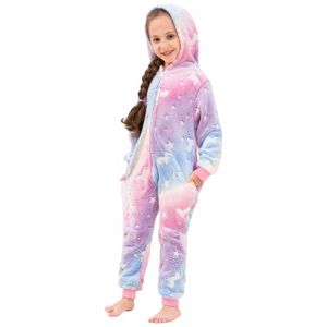 KAKU NANU Combinaison Pyjama Fille Pyjama One Piece Enfant Combinaison Enfant Hiver Polaire 8 9 10 Ans (Varseille, neuf)