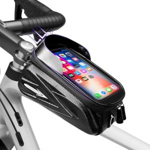 LDIGT Sacoche de v&eacute;lo &eacute;tanche, Sacoche de Cadre de v&eacute;lo, Sacoche de Guidon, &eacute;tui &eacute;tanche pour Smartphone jusqu'&agrave; 6,8 Pouces avec &eacute;cran Tactile Sensible en TPU pour VTT (Ardzl, neuf)