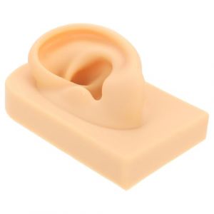 Mobestech Mod&egrave;le Oreille Humaine Silicone Souple pour Per&ccedil;age et Entra&icirc;nement M&eacute;dical Simulation R&eacute;aliste &agrave; Main Lev&eacute;e pour &Eacute;tudiants et Professionnels (Cash Liu, neuf)