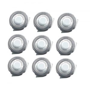 T&ecirc;tes De Rasoir De Rechange SH30, Compatibles Avec Philips, S&eacute;ries 1000, 2000, 3000, S738, SH50, S510, S511, S512, S520, Lames De Rasoir(9pcs) (caolingling188, neuf)