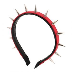 Veemoon Spiked Headband Gothique Avec Clous Pour Halloween Accessoire De Mode Punk Steampunk Tête Élégante Pour Cosplay Et Performances (lucy Liu, neuf)