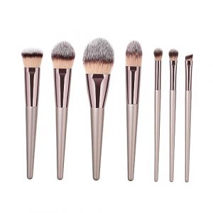 VICASKY 7pièces Kit De Pinceaux De Maquillage Ensemble Cosmétique Avec Pinceaux Pour Yeux Manches Pratiques Et Poils Nylon Pour Maquillage Naturel (Covenant of Nauru, neuf)