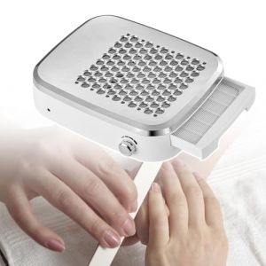 Collecteur De PoussièRe Automatique Pour Ongles, Aspirateur à PoussièRe éLectrique Pour Manucure, éLéMent Filtrant Amovible Extractible, Une Charge Peut Durer 2 à 3 Heures (HCAUYNN®, neuf)
