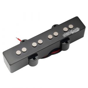 Wilkinson Série M WOJB Variable Gauss Alnico 5 Micro Jazz Bass Chevalet Pickup Ton Vintage pour Basse électrique 4 Cordes style JB, Noir (Musiclily Direct France, neuf)