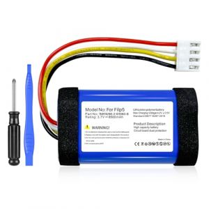 OHZHAO Batterie de rechange 8500 mAh pour JBL Flip 5, num&eacute;ro d'article : 1INR19/66-2 ID1060-B, 2025, batterie haute capacit&eacute; 3,7 V pour haut-parleur Bluetooth Flip 5 (OHZHAO EU, neuf)