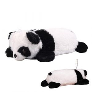 Gvblkq Trousse à Crayons Panda, Pochette Panda en Peluche, Trousse à Crayons Panda Dessin animé, Porte-Crayons Scolaire, Trousse de Papeterie pour, Trousse à Crayons en Peluche Douce, (rsuaght, neuf)