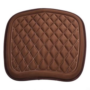 Coussin de siège de voiture ergonomique en mousse à mémoire de forme, design antidérapant pour une assise prolongée (café) (Mirasty, neuf)