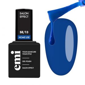 EMI Salon Effect Electric Sapphire gel polish sans HEMA couleur longue durée usage domestique lampe UV/LED/CCFL 9 ml (EMI Beauty, neuf)