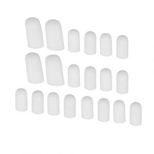 Generic Protecteurs d'orteil, Gardes d'orteil pour Pieds Couvercles ' pour Femmes Relevage de Douleur ajusté Protecteur Toe 10 Paires Silicon (Rosvola0, neuf)