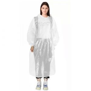 Transparent Ponchos de Pluie avec Chapeau, Poncho Pluie pour Femme Homme, Pluie avec Capuchons, pour activités de Plein air (YuanNeiWH, neuf)