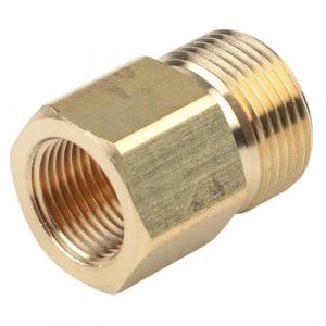 Adaptateur en laiton M22 vers 3/8" | M22 x 1,5 m&acirc;le vers G 3/8 femelle pour raccord de tuyau de nettoyeur haute pression | Adaptateur de tuyau d'arrosage &agrave; connexion rapide pour lance, pompes (Lulaimall, neuf)