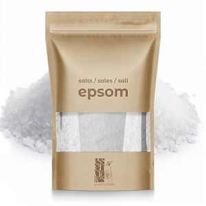Sel d'Epsom Source Concentrée de Magnésium Naturel. Sel de Bain 100% Pur, Sans Additifs. Détente Musculaire et Bon Sommeil. (Essenciales, neuf)