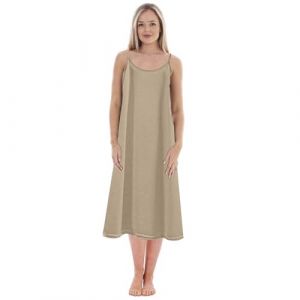 Robe Chemise Femme Longue Blanche Nuisette Coton Gainante Modal Combinaison Grande Taille Bretelles Fines Doublure Jupe Noire sous Beige Fond De Soie Sexy Jupon pour Transparente Robes Femmes (anghz, neuf)