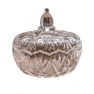 Stgbcst Bocal en verre pour bonbons avec couvercle, r&eacute;cipient pour bonbons, vintage, avec couvercle, pour f&ecirc;tes, f&ecirc;tes, biscuits et sucreries (style 1) (Whp., neuf)