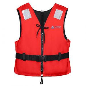 Leader Accessories Sport I Flottaison Veste Aider, Gilet de flottaison (Rouge Taille M) (Outdoor Accessories Supply FR, neuf)