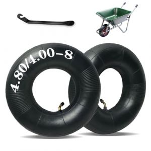 Chambre &agrave; Air Brouette,Chambre &agrave; Air 4.80/4.00-8 Chambre &agrave; Air pour Tondeuses Pneus de Rechange,par Exemple pour Roue Pneumatique avec Une Forte Capacit&eacute; de Charge,pour Brouette, Tondeuse (Yadiraom, neuf)