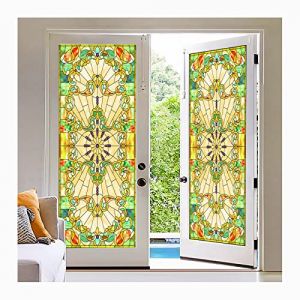 Siunwdiy Film Vitrail occultant pour fen&ecirc;tre Salle de Bain,Film De Fen&ecirc;tre Intimit&eacute; La Fen&ecirc;tre Vitre Autocollant Opaque D&eacute;coratif Vitrail Film pour Vitre,10,50x100cm(20x39inch) (Siunwdiy Seller, neuf)