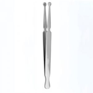 Outil de préhension de boule de piercing pour piercing barbell - Pinces en acier inoxydable - Pince à bijoux - Pince à épiler - Labret - Clous d'oreille - Clous de lèvre - Outil de retrait de piercing (PANGCM, neuf)