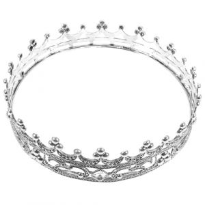 OATIPHO Couronne De Roi Strass Pour Déguisement Adulte Accessoire Médiéval Élégant Pour Fêtes Et Performances (Tsun Ki-sung, neuf)