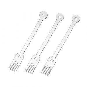 Tiges de Permanente, Kit de Permanente avec Environ 3,28 Pouces de Longueur en Caoutchouc Transparent 50 Bandes de Tiges de Permanente Tiges de Cheveux pour Offrir de Belles (Yincefy, neuf)