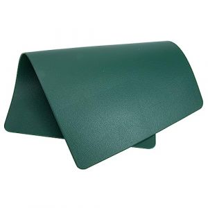 HAMPPLIES Tapis De Manucure Double Face Taille Moyenne En Cuir Synthétique Vert Foncé Imperméable Pour Usage Professionnel Et Domestique Coussin Repose-main Pour Nail Art Et Salon De Manucure (Chfaan, neuf)