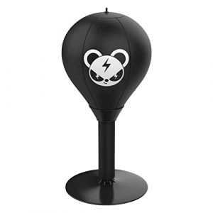 Chaies Punching Ball De Bureau - Punching Ball Enfant Adulte Debout Bureau Ball, Stress Buster Bureau Sac De Frappe Debout Table De Bureau Boxe Ball Jouet avec Ventouse pour Bureau, Table, Compt (Cafedy, neuf)
