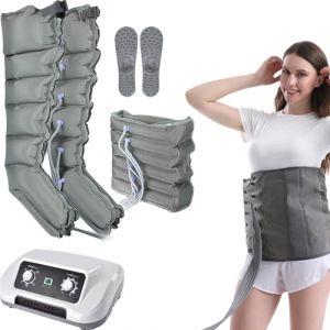 Botte Pressothérapie Lymphatique 6 8 Chambre Pressotherapie Professionnelle pour La Maison, Appareil Pressotherapie Jambes Et Ventre Et Bras Massage Jambe, Amélioration De Douleur Relaxation (DHBYR, neuf)