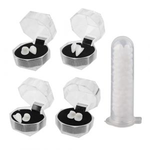 Cryfokt Fausses Dents de Décoration, Fausses Dents Légères d'Halloween ABS 4 Paires avec Granulés Dentaires Auto-adhésifs pour les Fêtes (Lysarhy, neuf)