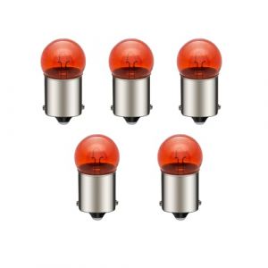SOFOC-1156 BA15S G18 Feux de Clignotant Feux de Frein Feux de Recul Pour Voiture/Moto Ampoule G18 6V 10W Ambre Jaune 5Pcs (Sofoc-EU, neuf)