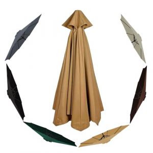 Générique Auvent De Rechange pour Parasol De Terrasse 4.0m Toile De Rechange pour Parasol D'extérieur De 8 Baleines (donghuidamai, neuf)